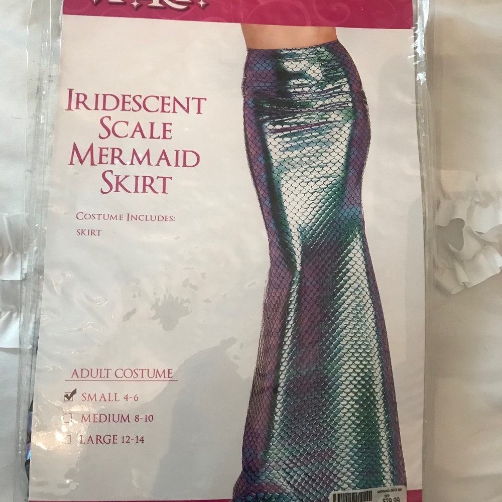 Spirit of Halloween Iridescent Scale Mermaid Skirt -  Small